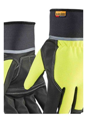 Blåkläder Work Gloves High Vis Lined Touch 2877 - Yellow