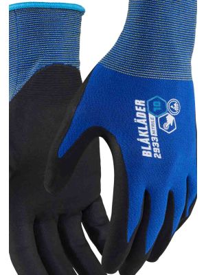 Blåkläder Work Gloves Nitrile-Dipped Touch ESD 2993 - Blue