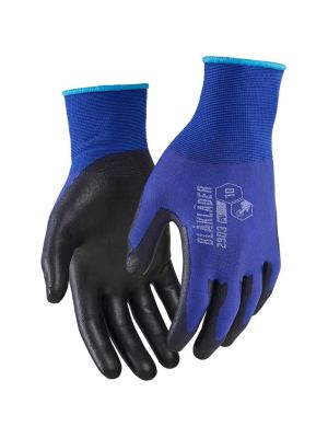 Blåkläder Work Gloves PU-Dipped Touch 290314658900 Navy Blue 71workx front Blåkläder Work Gloves PU-Dipped Touch 290314658900 Navy Blue 71workx front