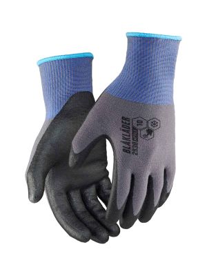 Blåkläder Work Gloves Touch Lined Nitrile Coated 293814169400 Grey front Blåkläder Work Gloves Touch Lined Nitrile Coated 293814169400 Grey front