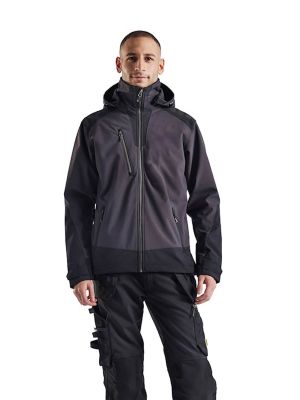 Blåkläder Work Jacket Softshell 4749 - Grey Black