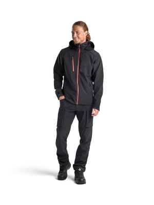 Blåkläder Work Jacket Softshell 4749 - Black Red