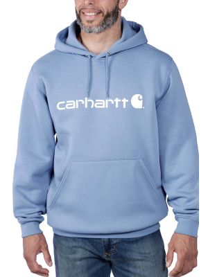 Carhartt 100074 Hoodie with Logo Loose fit - HD0 Skystone - XL