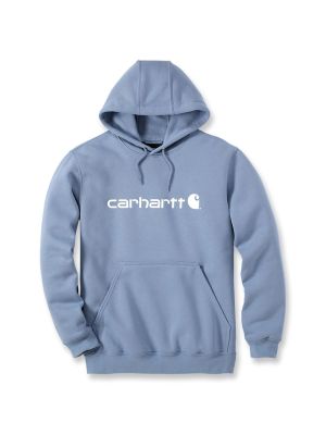 Carhartt 100074 Hoodie with Logo Loose Fit Skystone HD0 XL 71workx Front