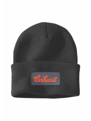 Carhartt 107007 Beanie Patch Logo 107007N04 71workx Front Carhartt 107007 Beanie Patch Logo 107007N04 71workx Front