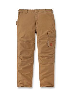 Carhartt 107180 Work Trouser Flame Resistant Rugged Flex Carhartt Brown BRN 71workx Front