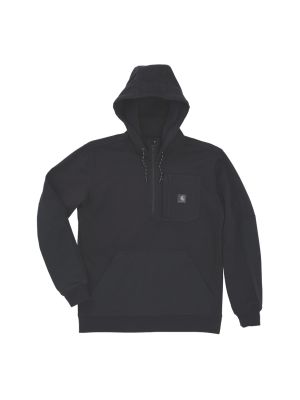 Carhartt 107701 work sweater Bridgeport Rain Defender Half Zip N04 Black 71workx Front