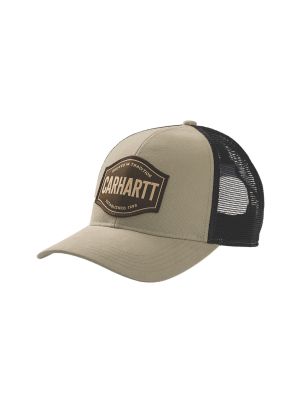 Carhartt 107713 Oakland cap Patch Logo Force Fast Dry GR9 Faded Fatigue 71workx Front