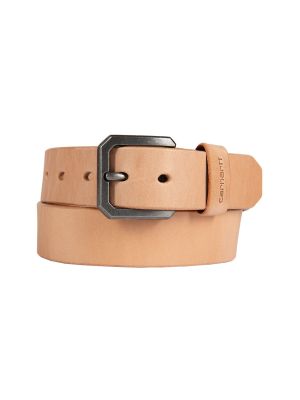 Carhartt A0006212 Classic Leather Work Belt Saddle Natural NAT 71workx 