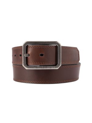 Carhartt A0006222 Work Belt Reversible Leather Dark Brown 201 71workx Front 