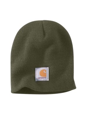 Carhartt A205 Beanie Patch Logo Basil Green G72 OS 71workx Front