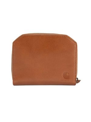 Carhartt B0000598 Women Leather Wallet Hybrid Dark Brown 201 71workx Front