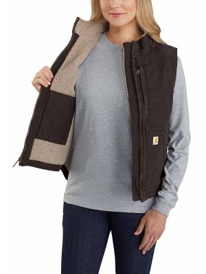 Carhartt Mock Neck Vest 104224 Women - Brown - XL
