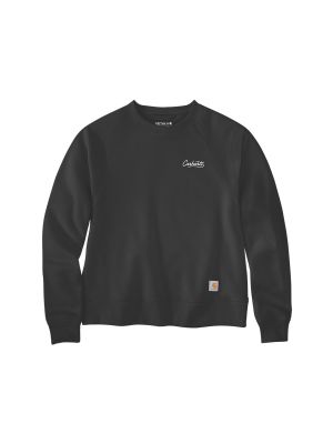 Carhartt Women Work Sweater Sawyer 107415 N04 Black 71workx Front Carhartt Women Work Sweater Sawyer 107415 N04 Black 71workx Front