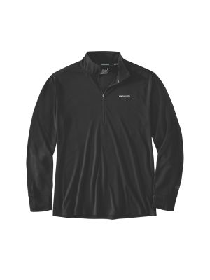 Carhartt Force work T-shirt long sleeve Half Zip 107662 N04 Black 71workx Front