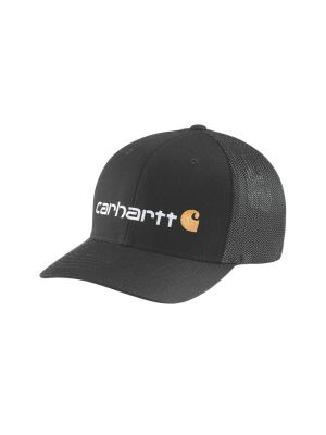 Carhartt Oakland cap with embroidered logo 105353 N04 Black 71workx Front