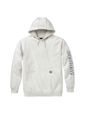 Carhartt Work Hoodie Holiday Graphic Print 107807 W03 Malt 71workx Front