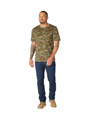 Carhartt 107298 Work T-shirt Camo Pocket
