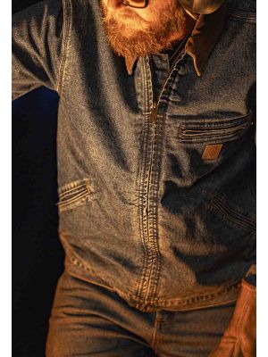 Carhartt 107327 Work Jacket Denim Rugged Flex