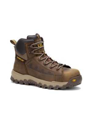 CAT Caterpillar Hoge Werkschoen Threshold Rebound S7L Pyramid Bruin P726048 zij CAT Caterpillar Hoge Werkschoen Threshold Rebound S7L Pyramid Bruin P726048 zij