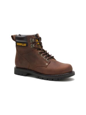 CAT Safety Shoe Second Shift 71workx Brown front CAT Safety Shoe Second Shift 71workx Brown front
