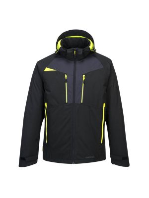 Portwest DX460 DX4 Winter Jacket black waterproof, insulated and breathable work coat Front Portwest DX460 DX4 Winter Jacket black waterproof, insulated and breathable work coat Front