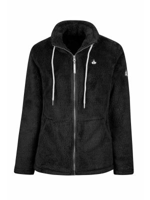 Bjornson Elin Women Coral Fleece Jacket 7673 Black Front Bjornson Elin Women Coral Fleece Jacket 7673 Black Front