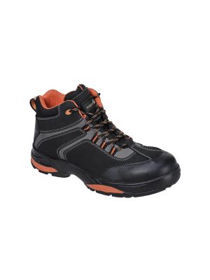 Portwest FC60 Compositelite Nubuck Leather Safety Shoes FC60 Black 71workx Front
