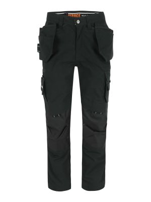 Herock Dagan Work Trousers Shortleg 23MTR1301_BK 71workx front