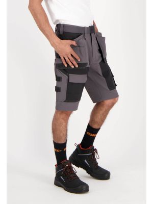 Herock Spoki Work Short Bermuda Holster Pockets - Grey