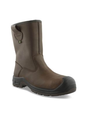 Herock Trenos High Safety Boots S3S ESD 22MSS2403BR 71workx Front Nose