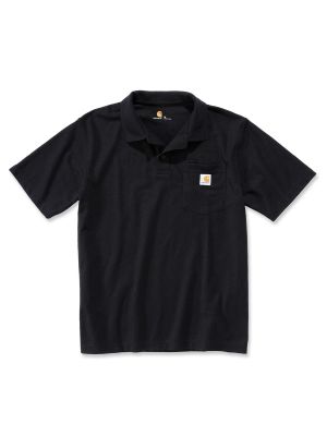 Carhartt K570 Contractor's Work Pocket Polo - Black