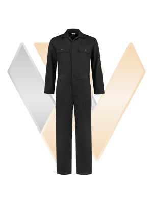 Children's overall Zwart - 71WorkX Wear