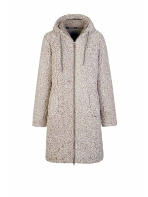 Bjornson Ona Women Fleece Parka Jacket 7798 Beige Front