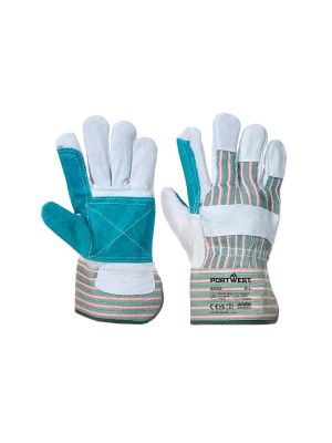 Portwest A230 Gloves Double Palm Rigger Grey 71workx Both Sides