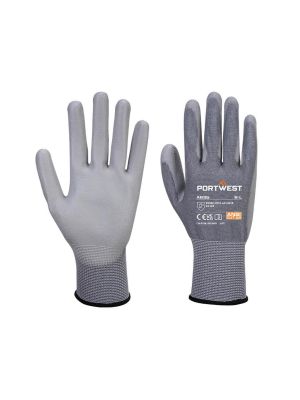 Portwest A635 Gloves Eco Cut Resistant Grey 71workx Both Sides