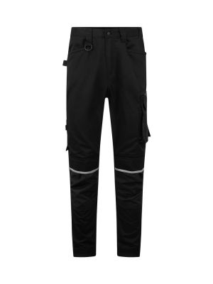 Portwest CD846 Work Trousers WX2 4-Way Stretch CD846 Black 71workx Front