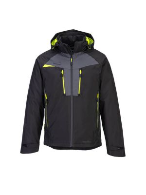 Portwest DX465 Work Jacket 3-in-1 Water Resistant DX465 Black 71workx Front