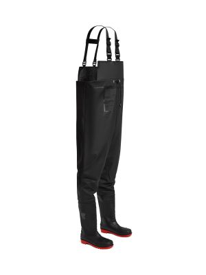 Portwest FW74 High Safety Waders S5 Black 71workx Front