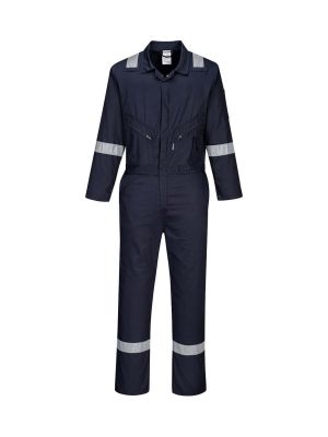 Portwest C814 Iona Cotton Coverall Navy 71workx front Portwest C814 Iona Cotton Coverall Navy 71workx front