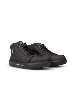 Redbrick Beater S3S High Safety Shoes 31609 Black 71workx Front Combo