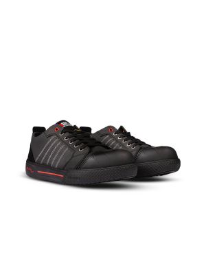 Redbrick Champ S3S Low Safety Shoes 31615 Black 71workx Front Combo