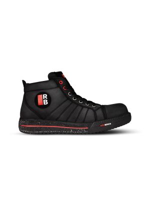 Redbrick Pearl S3L High Safety Shoes 31602 Black 71workx Front