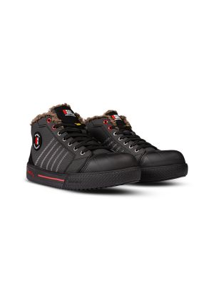 Redbrick Slam S3S High Safety Shoes 31618 Black 71workx Front Combo