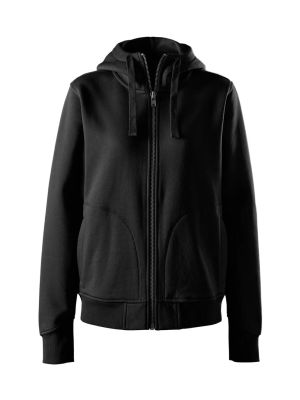 Snickers 2047 Women Premium Work Hoodie with Zip 2047 Black 0400 71workx Front