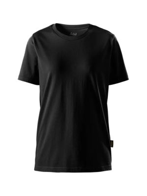 Snickers 2557 Women Classic Work T-shirt Biological 2557 Black 0400 71workx Front