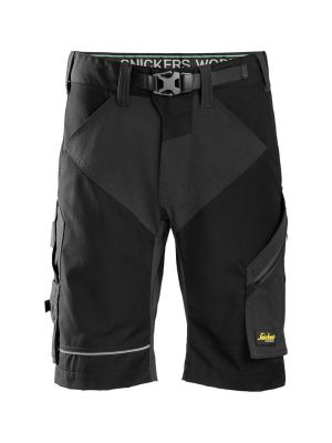 Snickers Work Short FlexiWork 6904 71workx black 0404 front