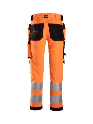 Snickers Work Trouser High Vis Stretch 6243 - Orange