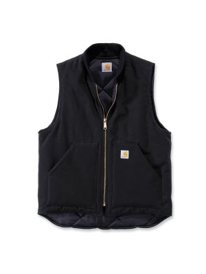 Carhartt V01 Duck Vest Arctic Quilt Lined V1 - Black