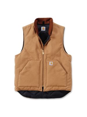 Carhartt V01 Duck Vest Arctic Quilt Lined V1 - C. Brown